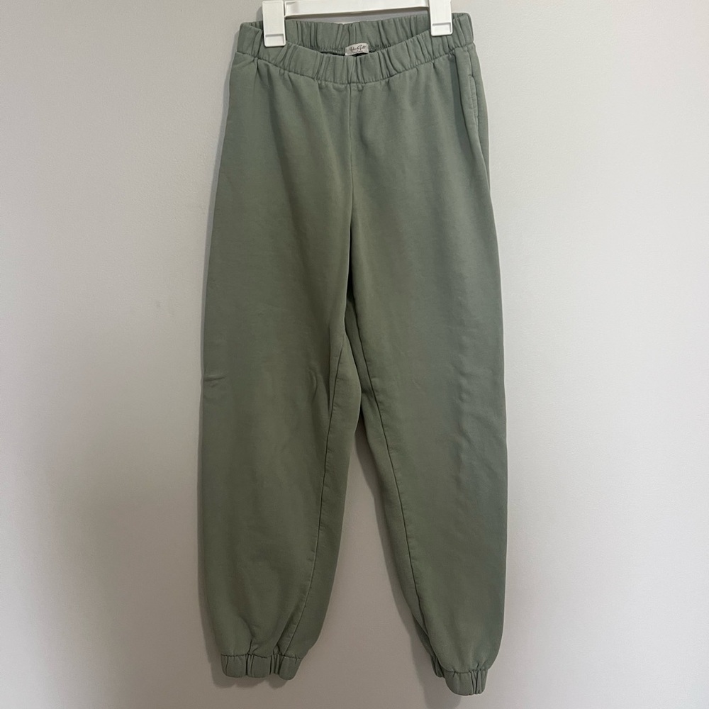 Brandy Melville Green Jogger Pants